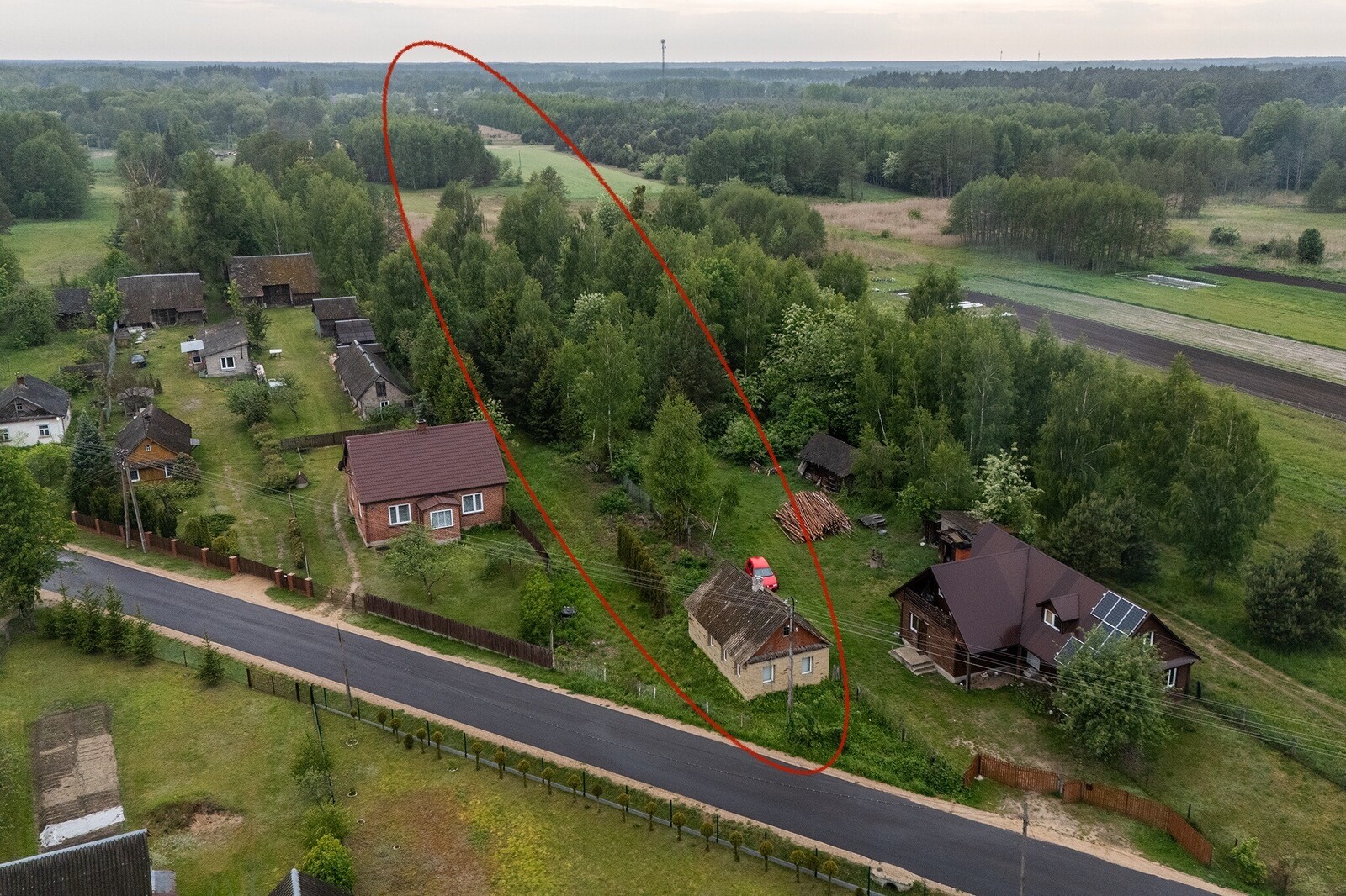 Działka 8880 m2 z domem. Kuzawa/Czeremcha/Repczyce