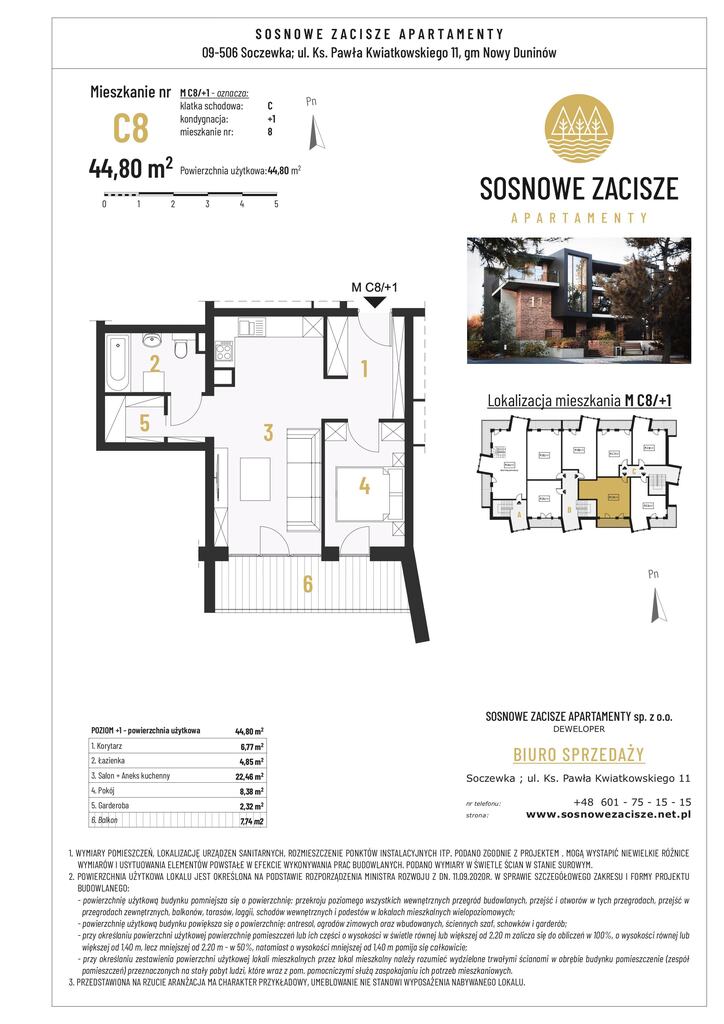 Sosnowe Zacisze - Soczewka k. Płocka - 44,80 m² - zdjęcie 9