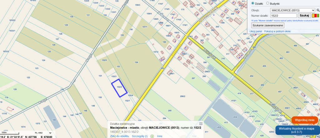 Działka 1661 m² z WZ – dom jed. Maciejowice - zdjęcie 7