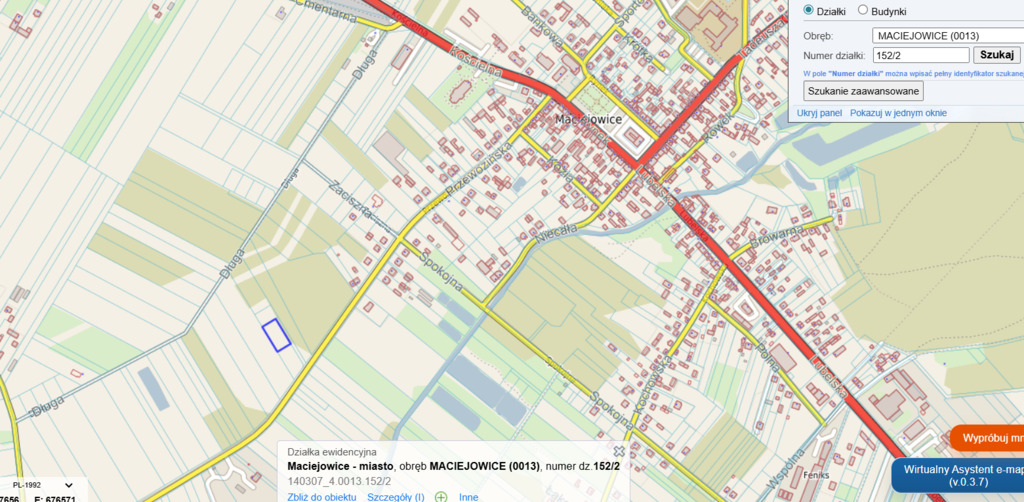 Działka 1661 m² z WZ – dom jed. Maciejowice - zdjęcie 8