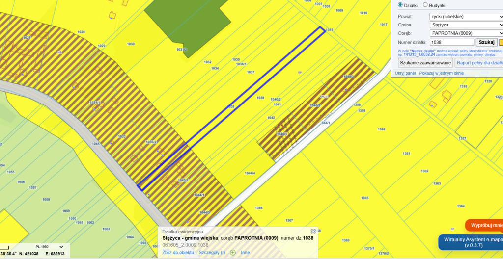 Działka budowlana 7200 m² Paprotnia/gm. Stężyca - zdjęcie 6