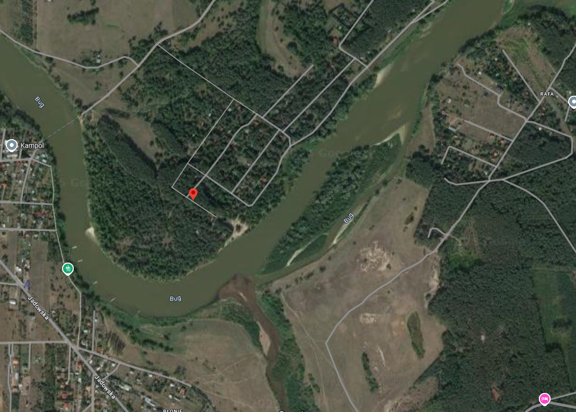Urokliwa działka rekreacyjna 150 m od Bugu