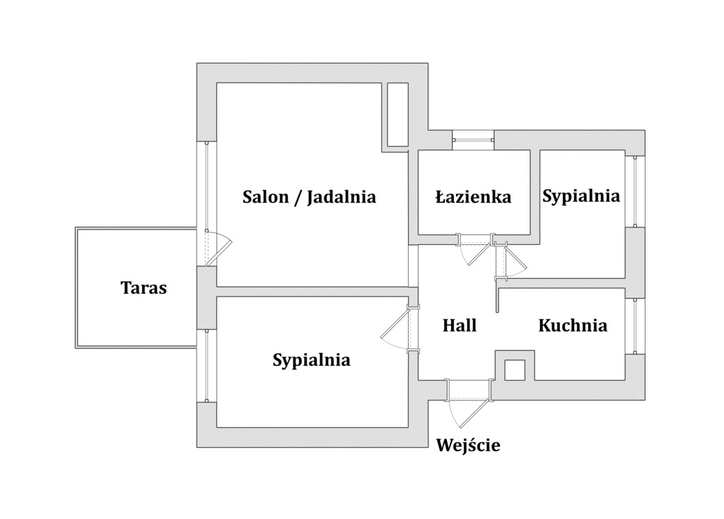 Mieszkanie 2 pok 45m2 Skie-ce Kopernika blok cegła - zdjęcie 8