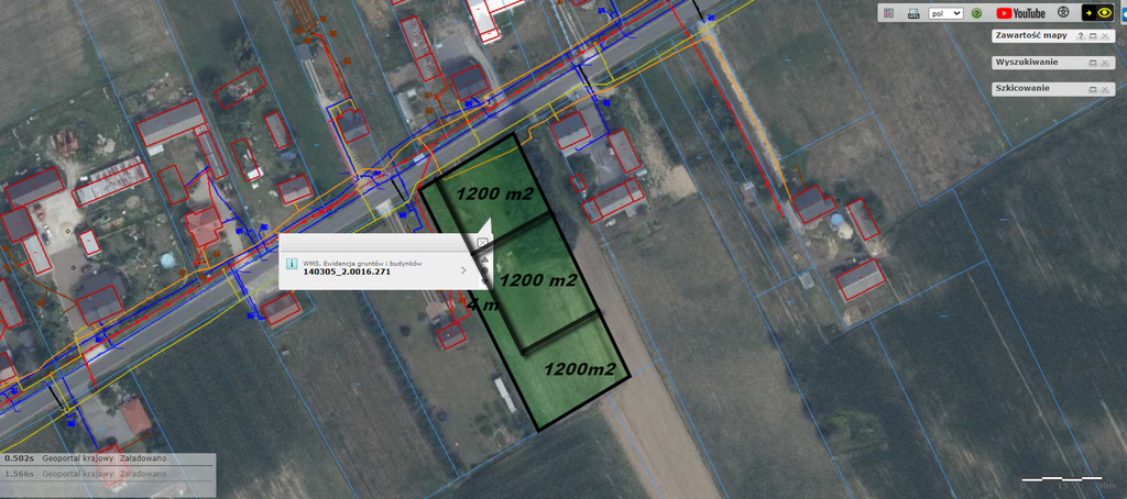 Działka bud.pod Garwolinem 1200 m2 - zdjęcie 2