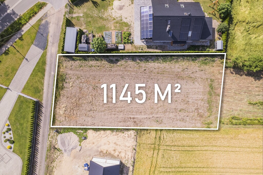Działka budowlana 1145 m² na sprzedaż – Chełmsko - zdjęcie 2