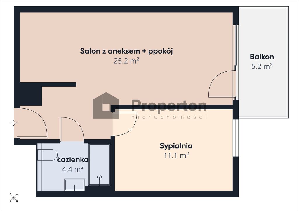2 pokoje | 40,69 m² | Parking 2za1 | Komórka - zdjęcie 15
