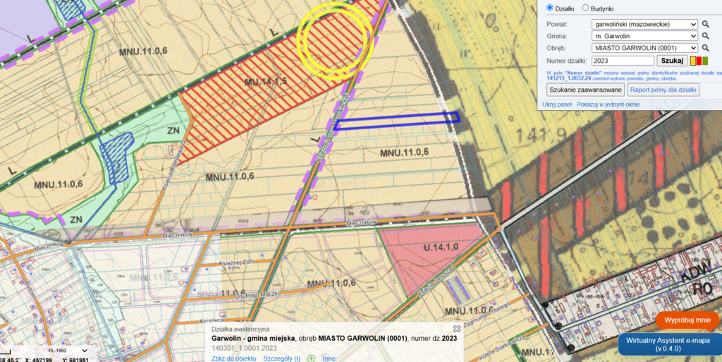 Garwolin 9 166 m² Plan MNU/możliwość podziału - zdjęcie 4