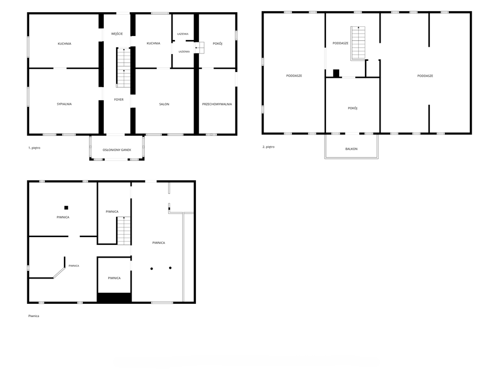 Dom i 2 działki budowlane – 3231 m² - zdjęcie 2