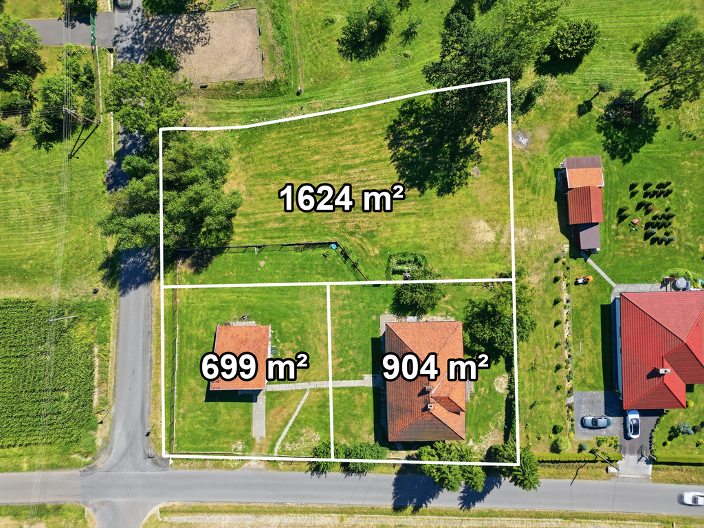 Dom i 2 działki budowlane – 3231 m² - zdjęcie 4