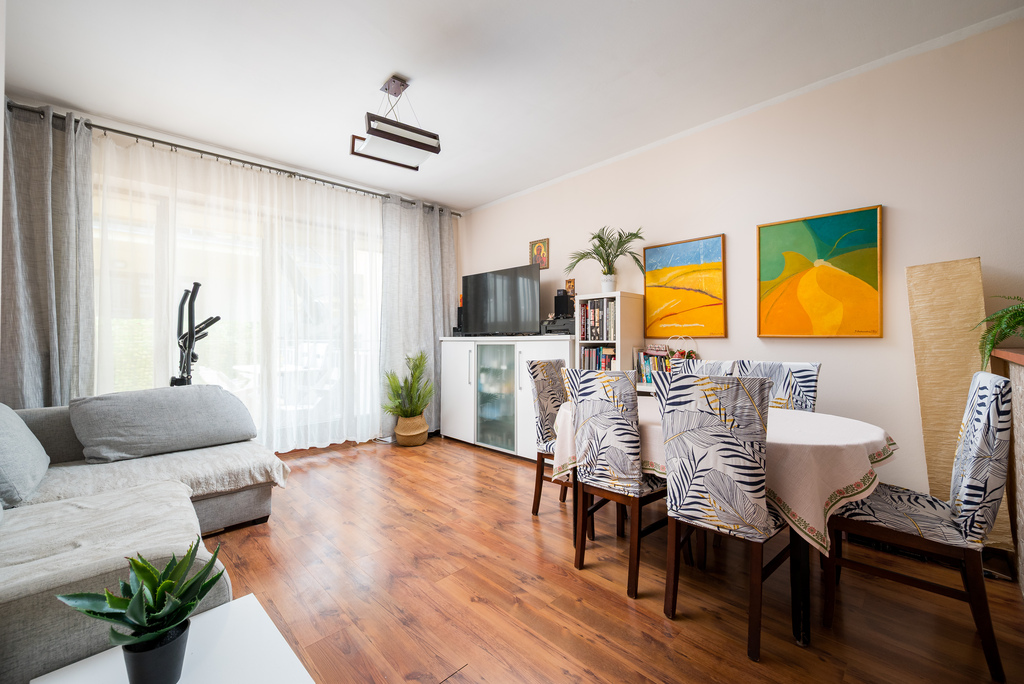 wysoki parter, 43 m², 2 pok., taras 27 m² i garaż - zdjęcie 3