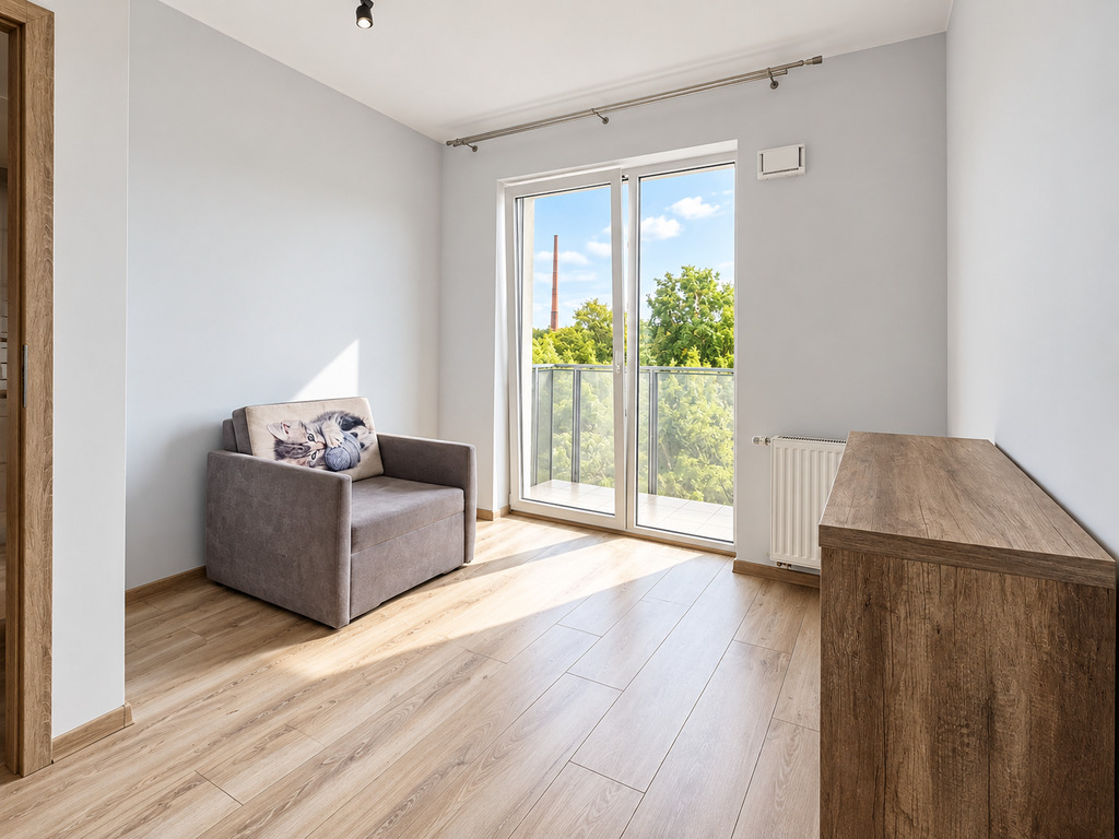 Kawalerka 28 m² z balkonem i pięknym widokiem Górczyn - zdjęcie 3