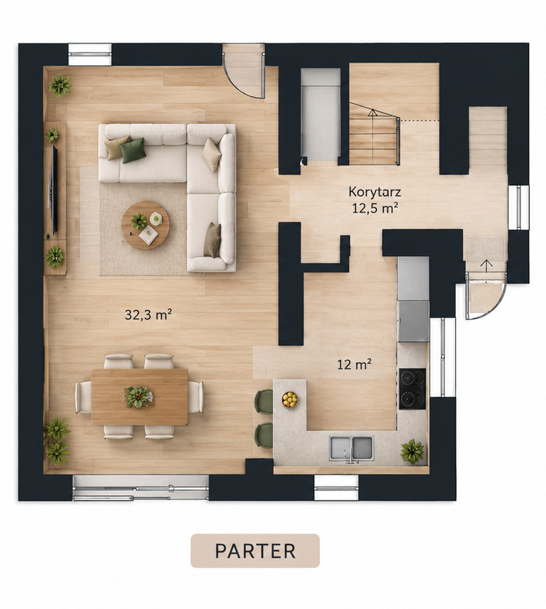 Dom wolnostojący 130 m² Białystok, ul. Gedymina. Stan Deweloperski - zdjęcie 3