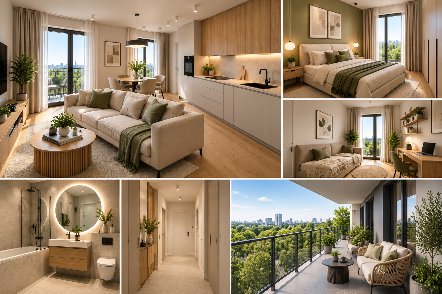 Warszawa Wola | 3 pokoje | 54,26 m² | Balkon 11,56 m² |Stacja Wola III